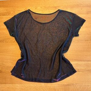 Sheer Black Women's Top